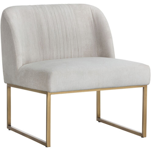 Nevin Polo Club Muslin Lounge Chair